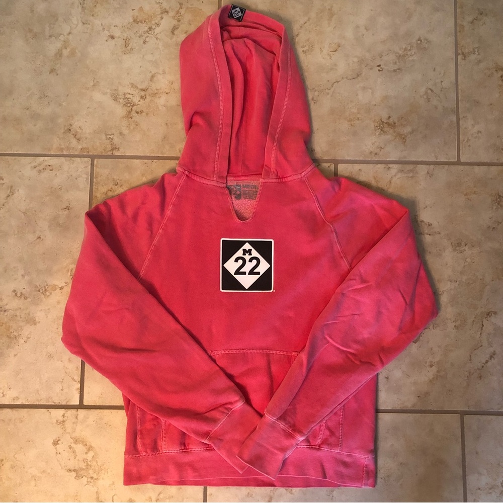 M22 pink hoodie size medium